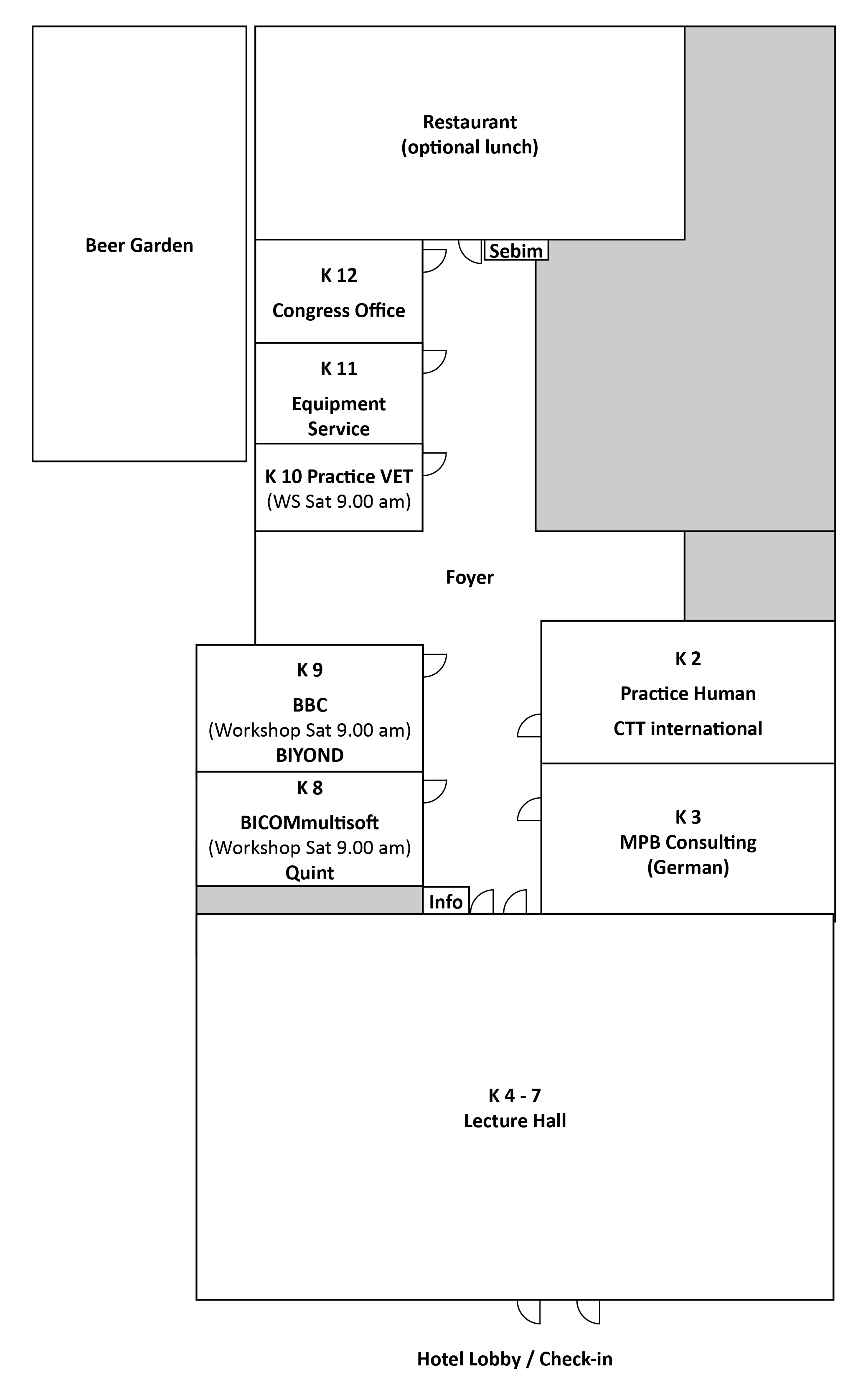 Lageplan des Veranstaltungsorts